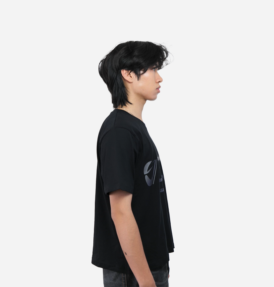 BLACK TEE - SMOKE